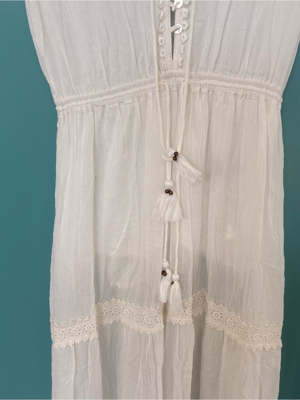 Tulle & Batiste Willow Maxi White Lace - Picture 5 of 15